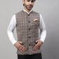 Even Apparels Men's Beige Pure Wool Nehru Jacket | Swadesiicart