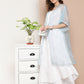 InWeave Women's Cream Strappy With Blue White Chintz Organza Cape - Swadesiicart