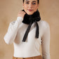 InWeave Black Fur Neckpiece - Swadesiicart