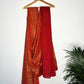 trueBrowns Rust Metallic Saree | Swadesiicart