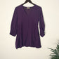 trueBrowns Purple Slub Top | Swadesiicart
