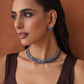trueBrowns Silver Tone Beaded Necklace Set - Swadesiicart