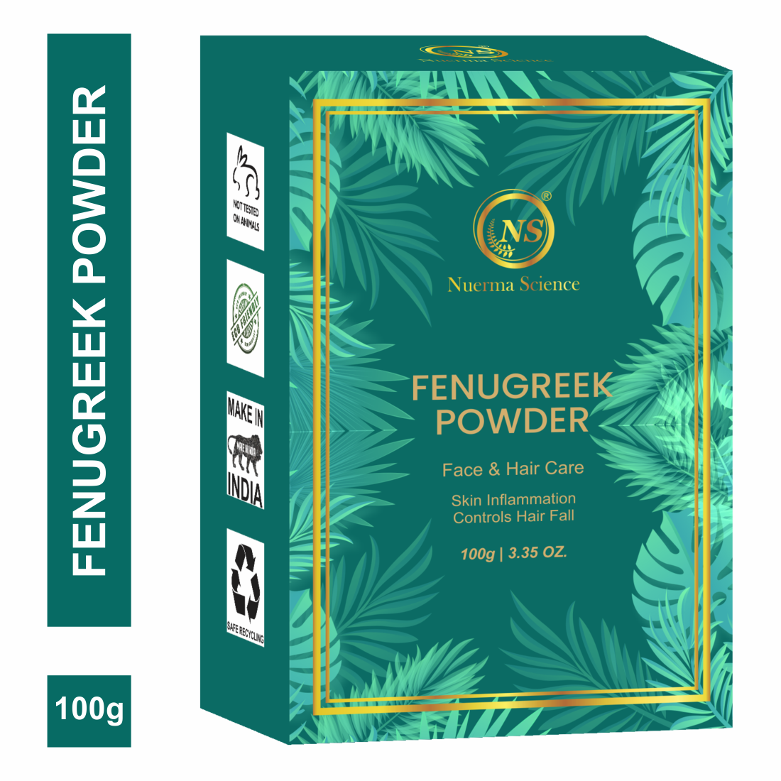 Nuerma Science Fenugreek Powder (Methi Powder) For Anti Hair Loss & Anti Dandruff | Swadesiicart