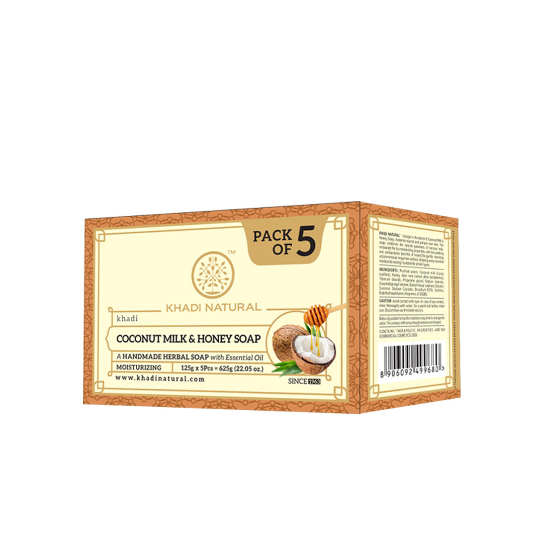Khadi Natural Coconut Milk & Honey Soap 125gm