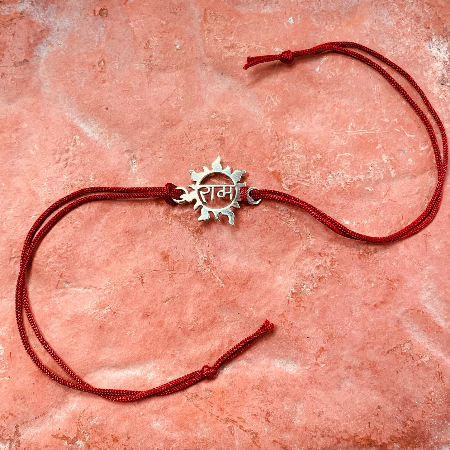 trueBrowns 925 Sterling Silver Ram Thread Rakhi | Swadesiicart