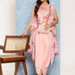 Ahalyaa Floral Printed Ethnic Co-Ords With Jacket - Swadesiicart