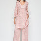 NOZ2TOZ Floral Printed Knee Length V Neck Co-ords Set - Swadesiicart