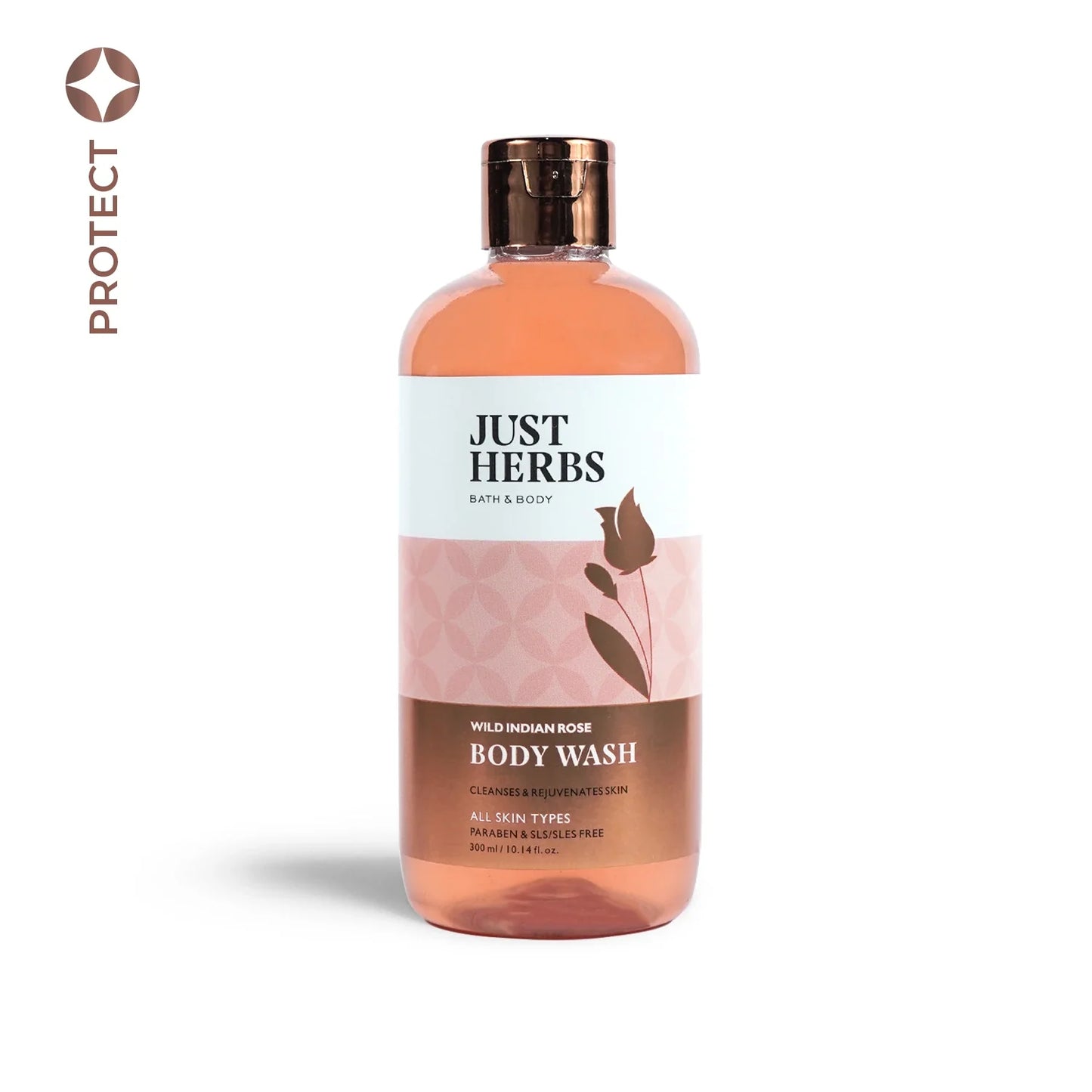 Shatpatri Wild Indian Rose - Gentle Body Wash 300ml