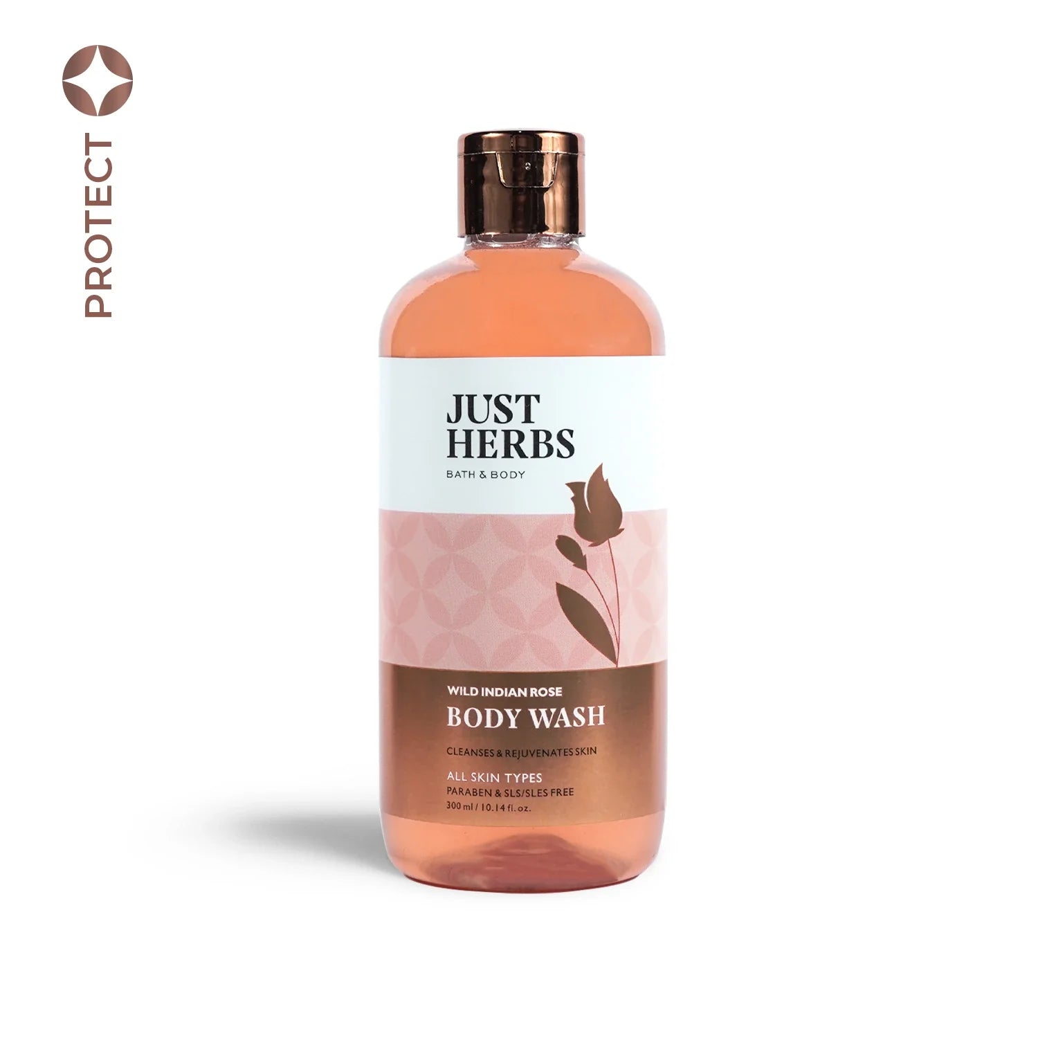Shatpatri Wild Indian Rose - Gentle Body Wash 300ml