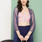 Ahalyaa Printed Ethnic Co-Ords with Shrug - Swadesiicart