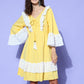 InWeave Women's Yellow Lacy Short Dress - Swadesiicart