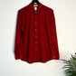 trueBrowns Maroon Slub Men's Shirt | Swadesiicart