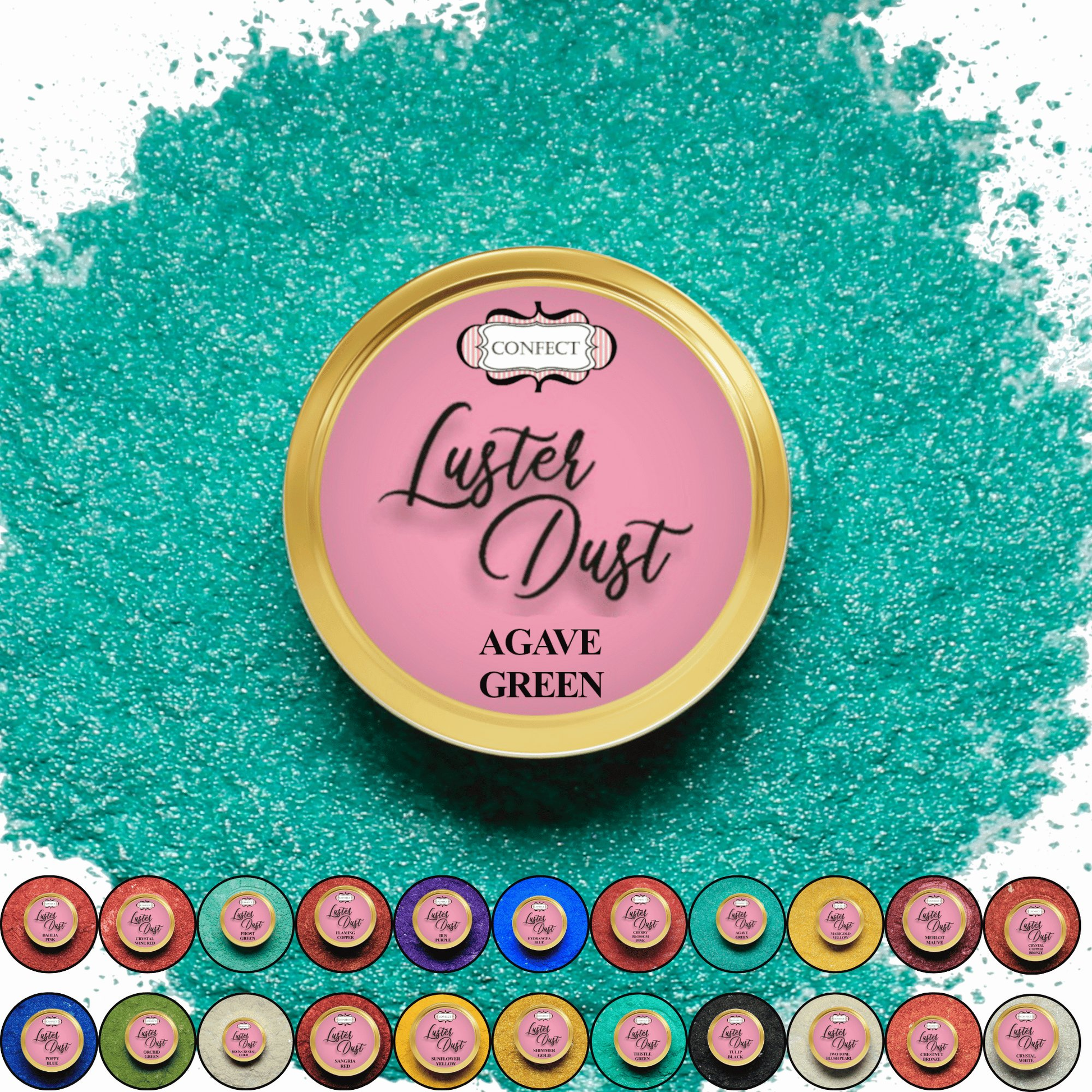 Confect Agave Green | Edible Luster Dust