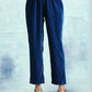 trueBrowns Blue Velvet Pant | Swadesiicart