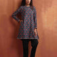 trueBrowns Black Floral Print Co-ord Set - Swadesiicart