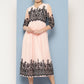 Ahalyaa Ethnic Motifs Printed Midi Empire Dress | Swadesiicart