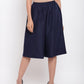 trueBrowns Linen Cotton Blue Pant | Swadesiicart