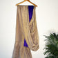 trueBrowns Lilac Tissue Pre-Stitched Saree | Swadesiicart