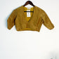 trueBrowns Gold Tissue Blouse | Swadesiicart
