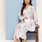 Ahalyaa Women Floral Printed Regular Tunic with Palazzos | Swadesiicart