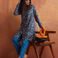 trueBrowns Blue Print Kurta Co-ord Set - Swadesiicart
