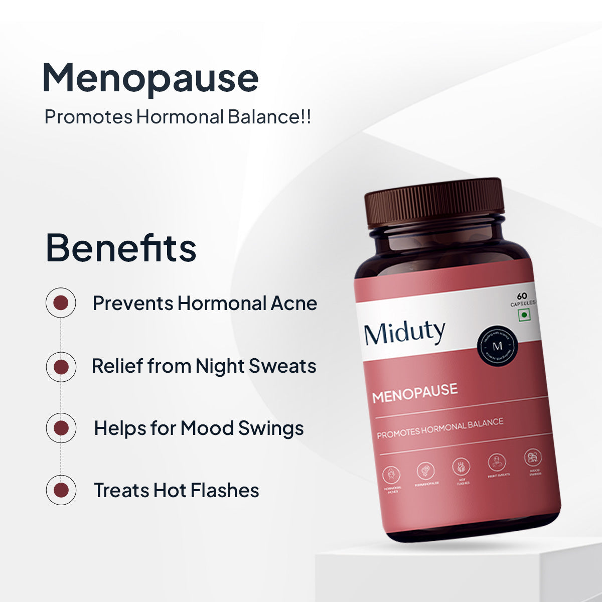 Miduty by Palak Notes Menopause Capsules - Swadesiicart