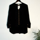 trueBrowns Black Slub Short Top | Swadesiicart