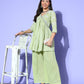 Ahalyaa Printed Tunic with Palazzos | Swadesiicart