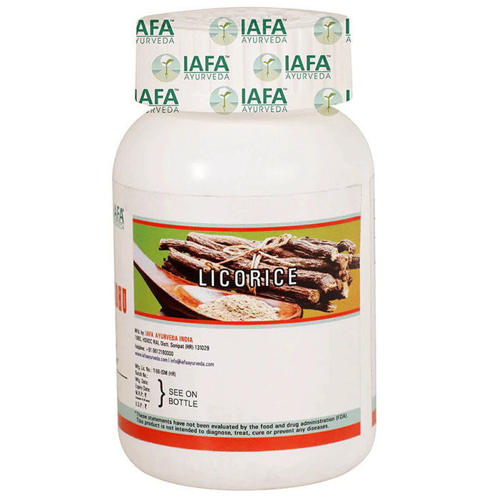 Iafa Ayuveda Yashtimadhu Capsules | Swadesiicart