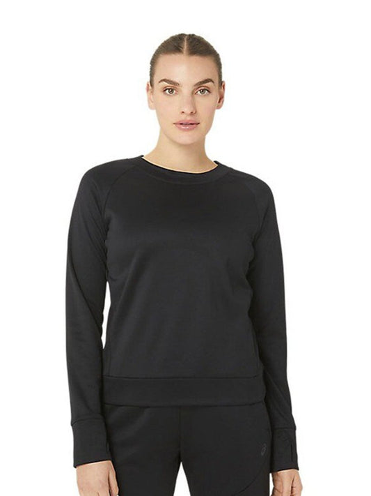 ASICS Brushed Mobility Knit Pullover Round Neck Long Raglan Sleeves T-shirt | Swadesiicart