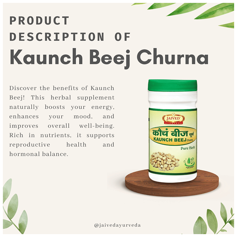 Jaived Ayurveda Konch Beej Churna | Swadesiicart
