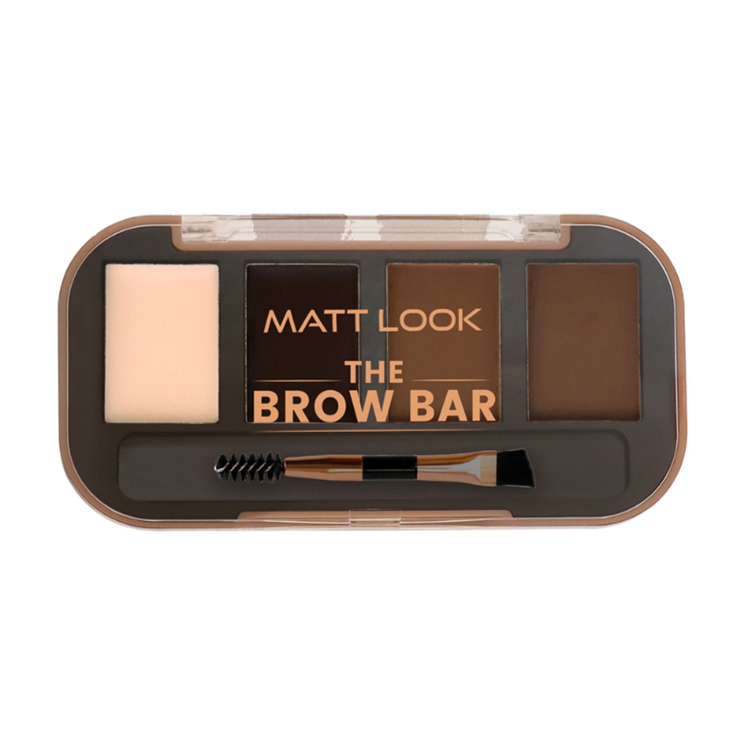 Matt Look The Brow Bar Eyebrow Enhancer Eyeshadow Palette - Natural 02 - Swadesiicart