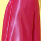 InWeave Women's Pink Green Brocade Satin Oneshoulder Kurta Set - Swadesiicart