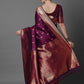 Mitera Woven Design Zari Silk Blend Banarasi Saree | Swadesiicart