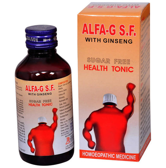 Ralson Remedies Alfa-G S.F. with Ginseng Sugar Free Tonic | Swadesiicart