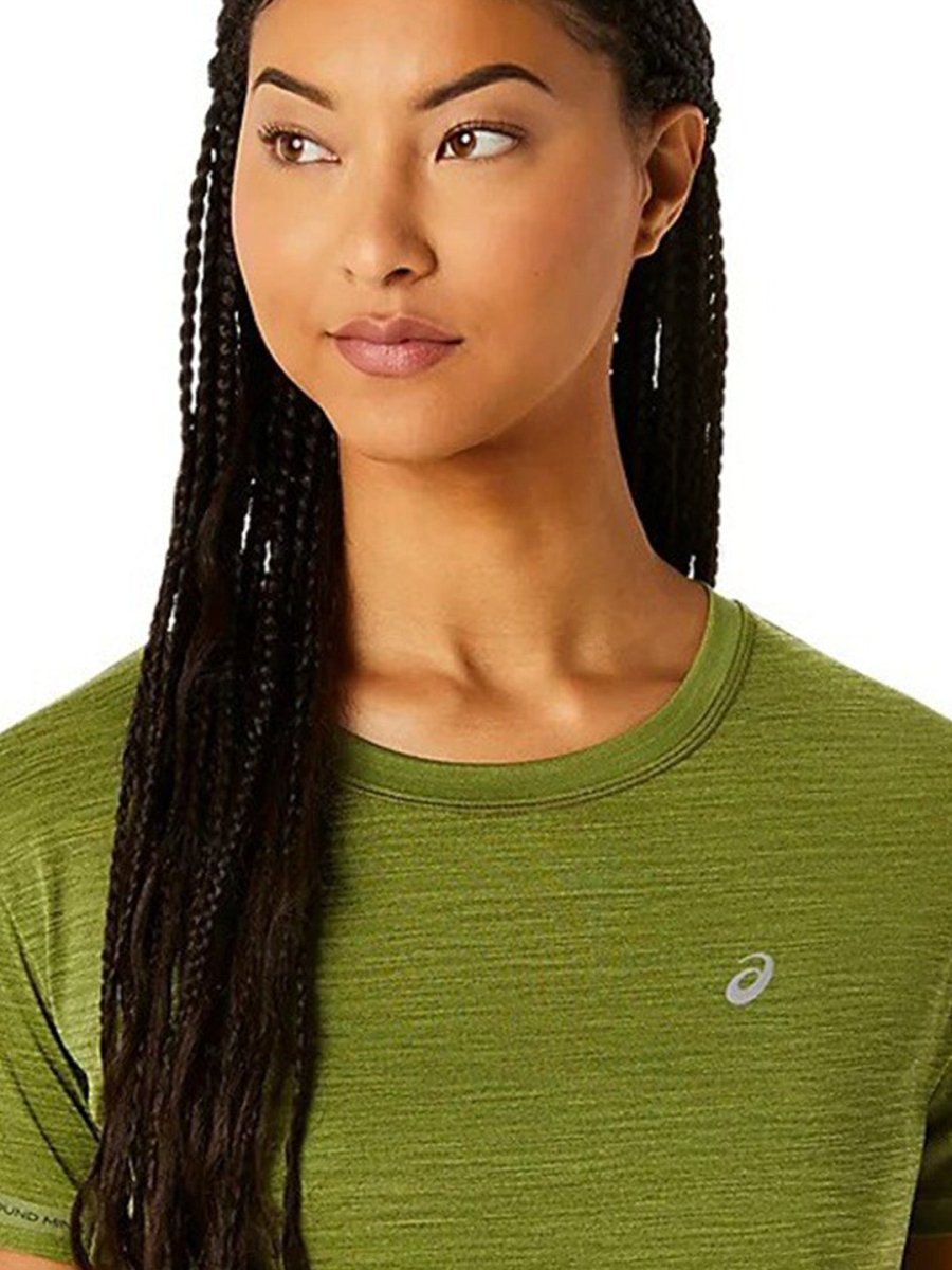ASICS Race Crop Short Sleeves Round Neck T-shirt | Swadesiicart