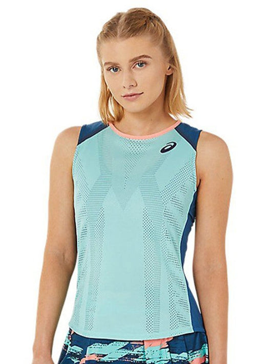 ASICS Match Actibreeze Printed Sleeveless Tank T-shirt | Swadesiicart