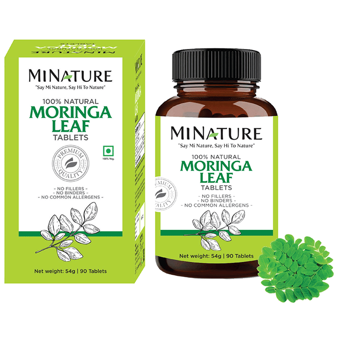 Minature 100% Natural Moringa Leaf Tablets | Swadesiicart