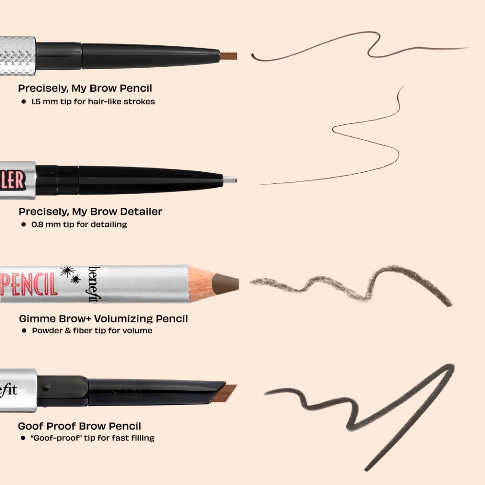Benefit Cosmetics Precisely, My Brow Detailer Eyebrow Pencil - 2 Warm Golden Blonde
