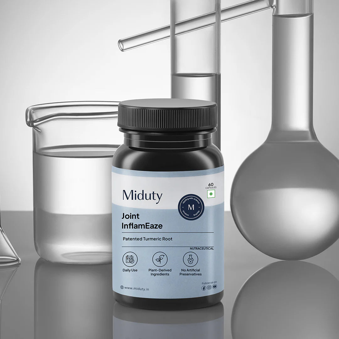 Miduty by Palak Notes Joint InflamEaze Capsules (Formerly Joint Pain Relief) | Swadesiicart