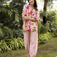 Casual Fashionable Multi Muslin Cotton co-ord set - Manya - Swadesiicart