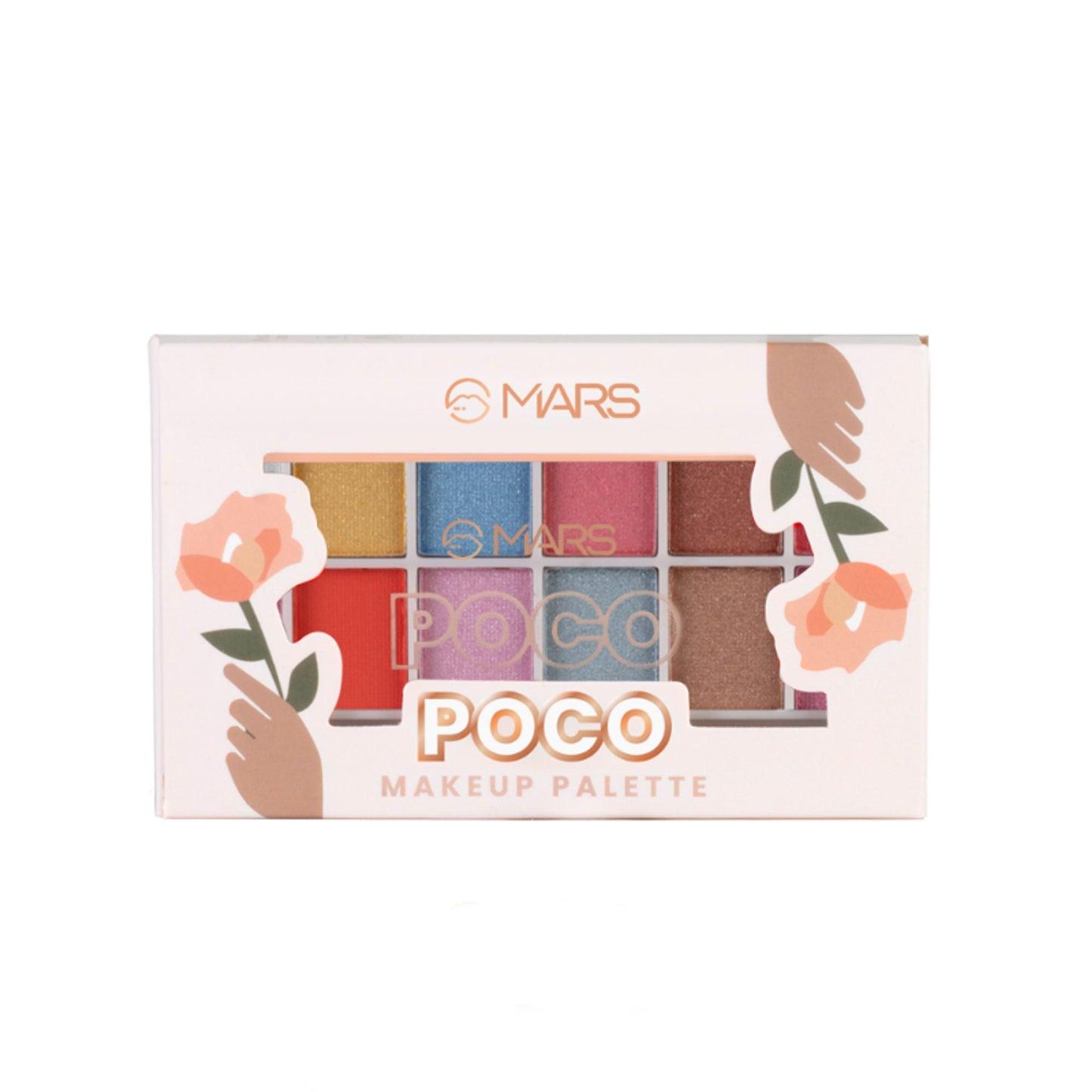 MARS Cosmetics Poco Face Makeup And Eyeshadow Palette - 01 - Swadesiicart