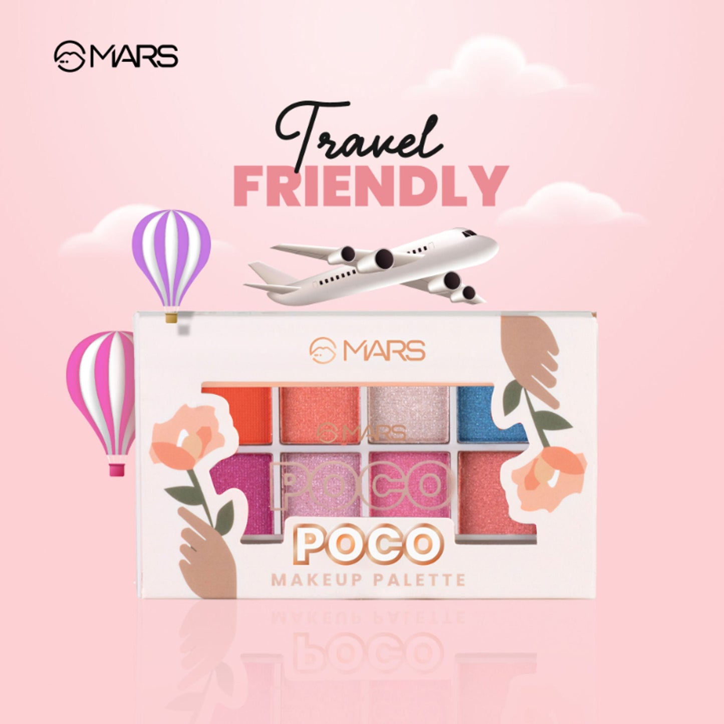 MARS Cosmetics Poco Face Makeup And Eyeshadow Palette - 03 - Swadesiicart