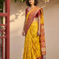 Shree Shyam Fashion Yellow Pochampally Silk Saree