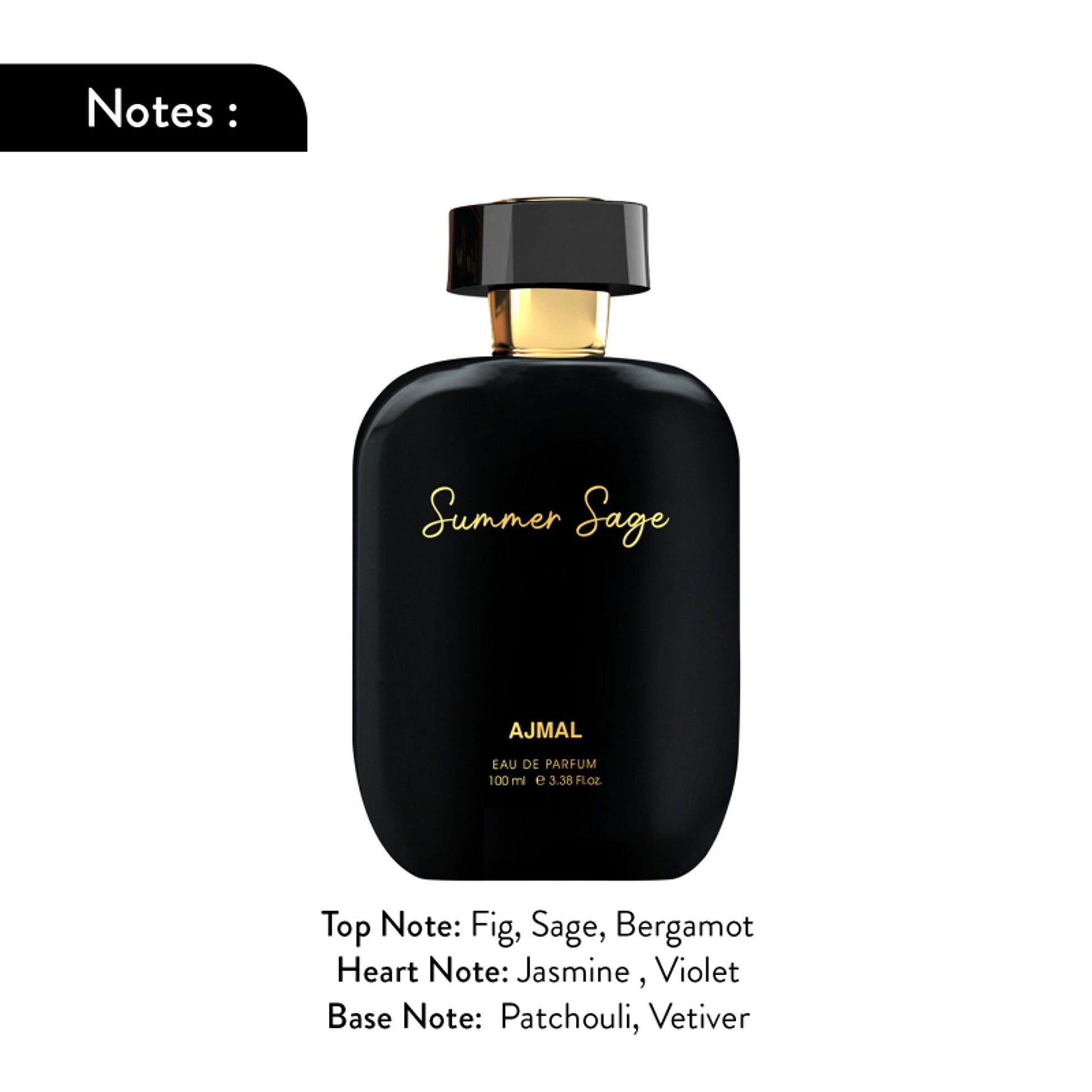 Ajmal India Artisan Summer Sage Exquisite Handpicked Luxury Perfume