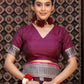Shree Shyam Fashion Purple Silk Saree
