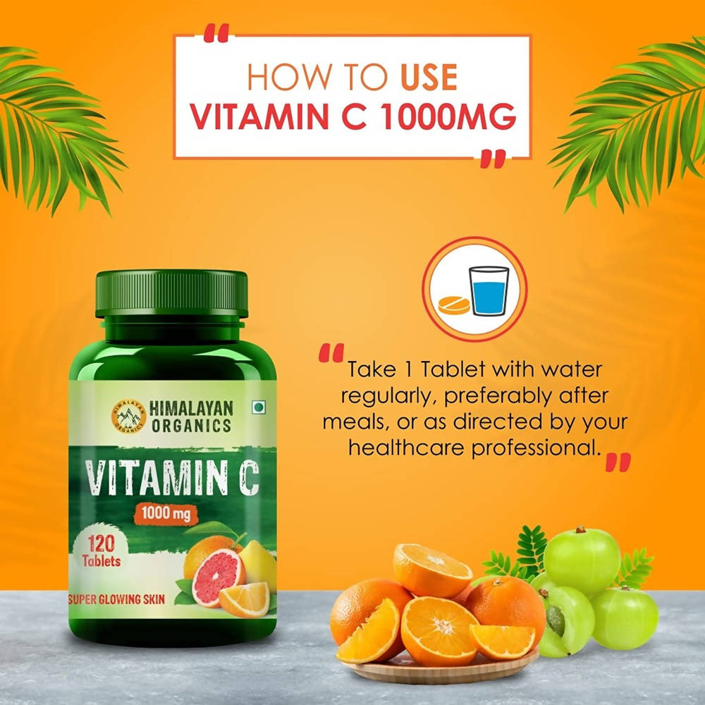 Himalayan Organics Vitamin C 1000 mg Tablets | Swadesiicart