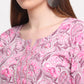 Kalini Women Pink Paisley Printed Pure Cotton Kurta with Sharara & With Dupatta | Swadesiicart