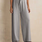 trueBrowns Grey Woollen Flared Pants | Swadesiicart