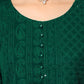 Kalini Ethnic Motifs Embroidered Chikankari Georgette Kurta | Swadesiicart